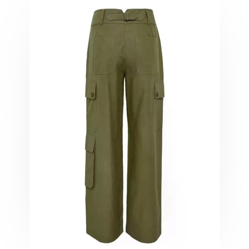 NWT Ulla Johnson women Wide-Leg Cargo Pants size 12